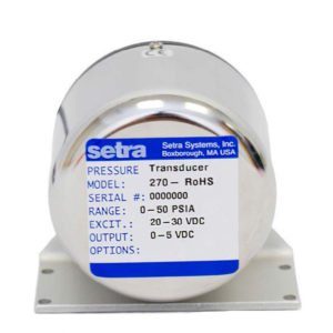 Setra Systems - 270 - Barometertrykkgiver med stor nøyaktighet ±0.03% FS og stabilitet VDC utgang 7