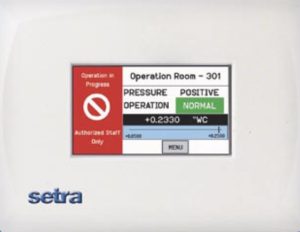 Setra Systems - SRCM - Overtrykksmonitor 21